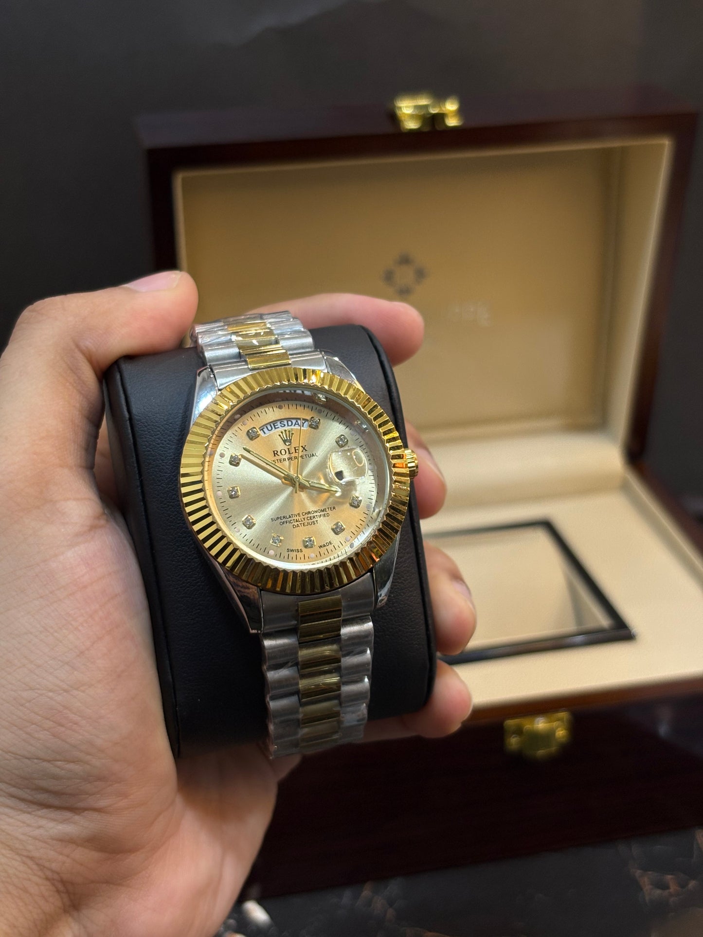 Golden Rolex Day Date
