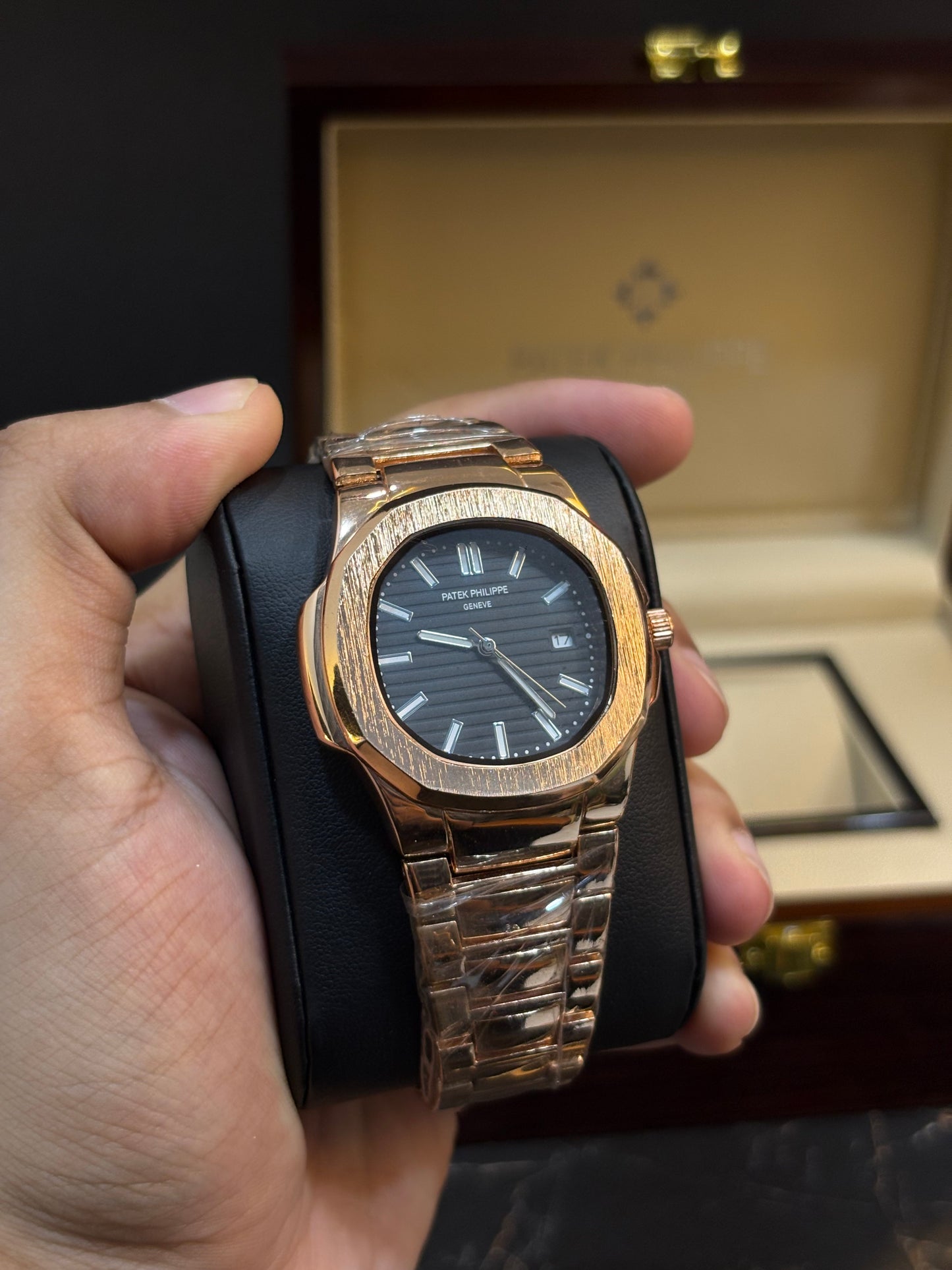 Patek Philippe Black & Golden Dial