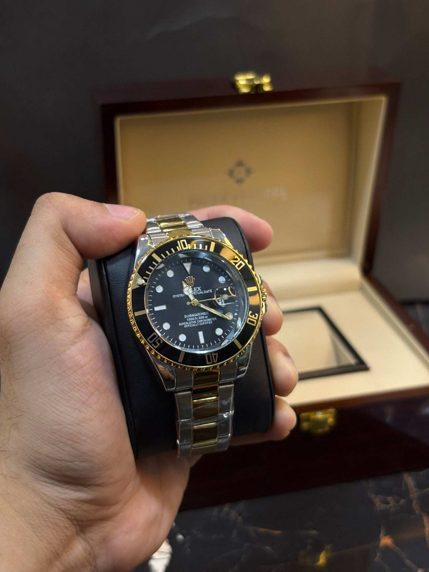 Rolex Submariner Date ( Black & Golden Dial )