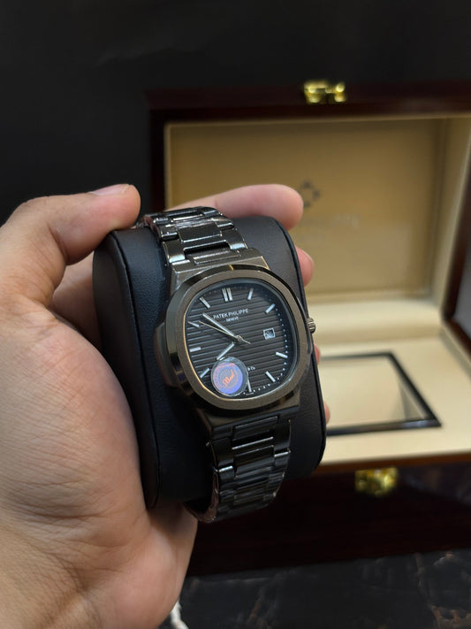 Black Patek Philippe John Wick Style