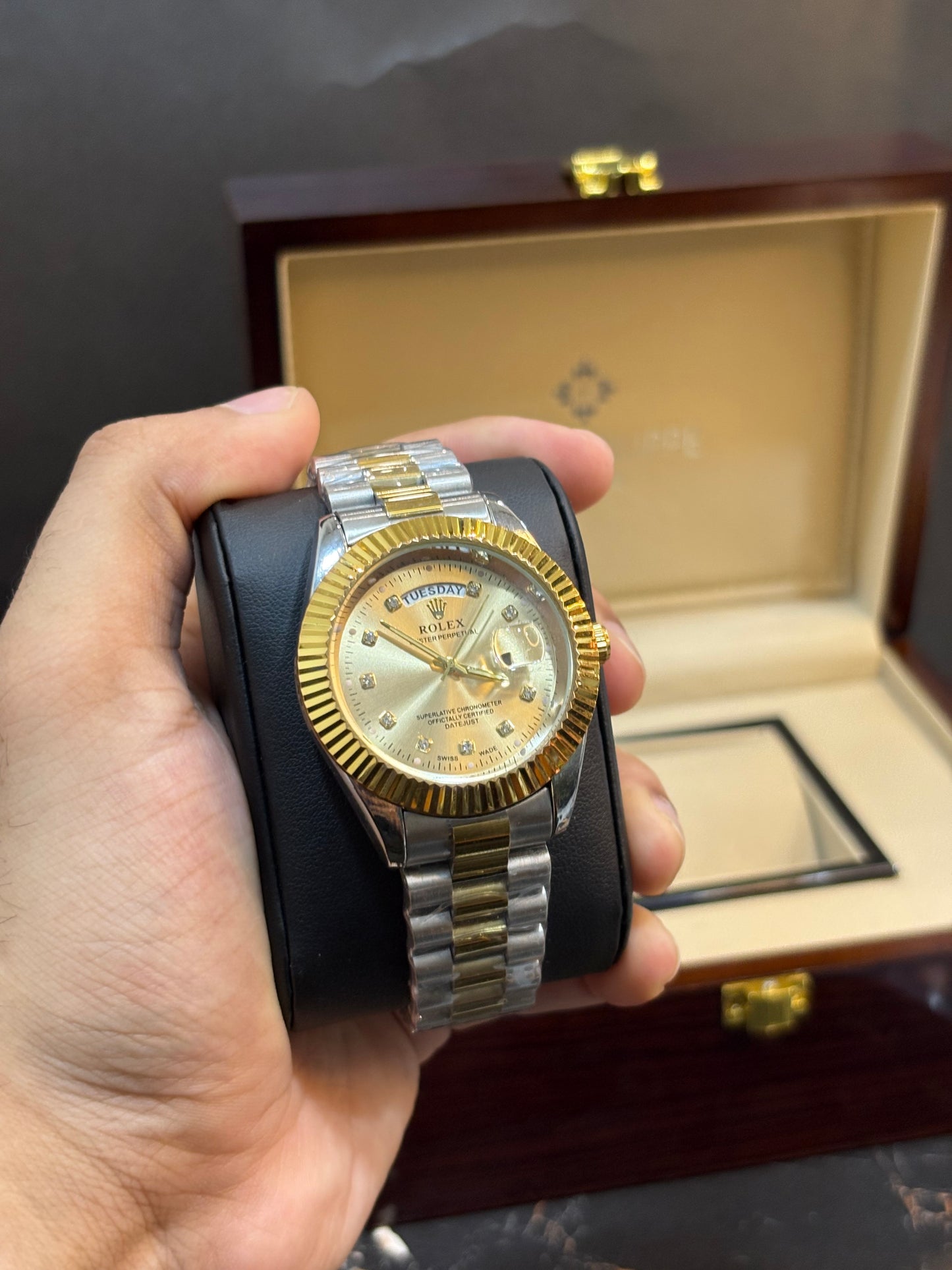 Golden Rolex Day Date