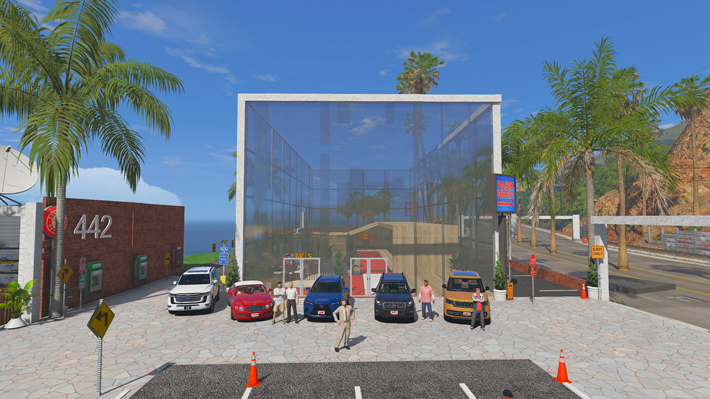 Luxury Showwrom (160 Cars) In Main City | Mod For GTA 5