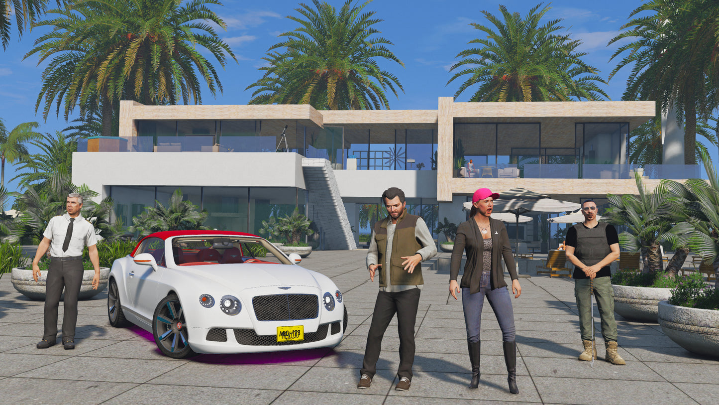 GTA 5 Game  With All Mods Cars & House