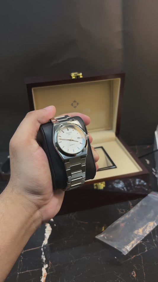 Tissot PRX Quartz White Dial