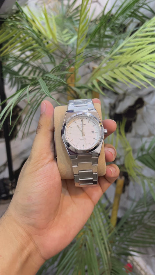Tissot PRX ( White & Silver )