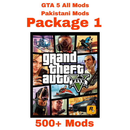 GTA 5 Package 1 (500+Pakistani Mods)